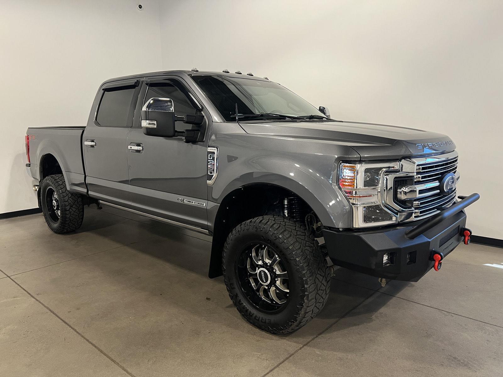 Carbonized Gray Metallic 2022 Ford F-350 Super Duty Pickup Truck Four-Wheel Drive Automatic