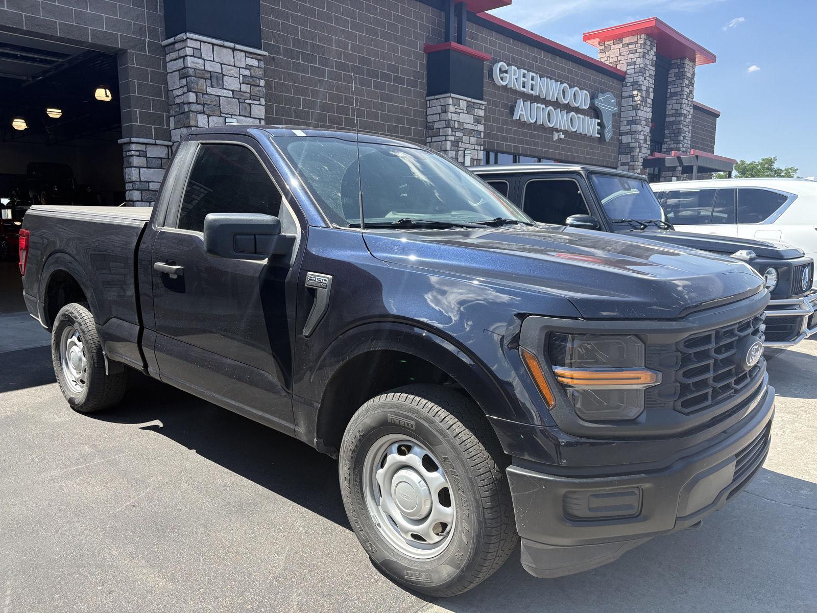 Antimatter Blue Metallic 2024 Ford F-150 Pickup Truck Four-Wheel Drive Automatic