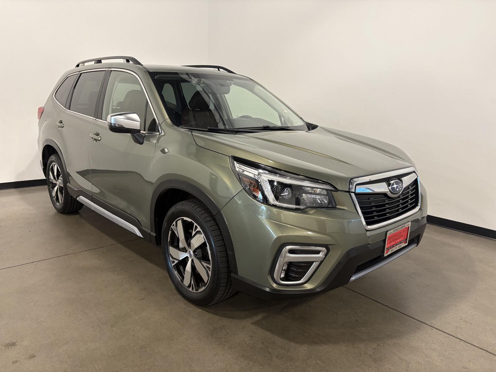 Jasper Green Metallic 2021 Subaru Forester SUV / Crossover All-Wheel Drive Continuously Variable Transmission