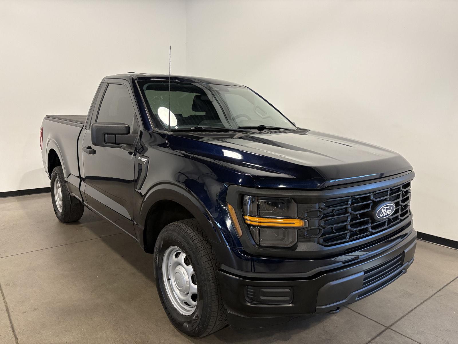 Antimatter Blue Metallic 2024 Ford F-150 Pickup Truck Four-Wheel Drive Automatic