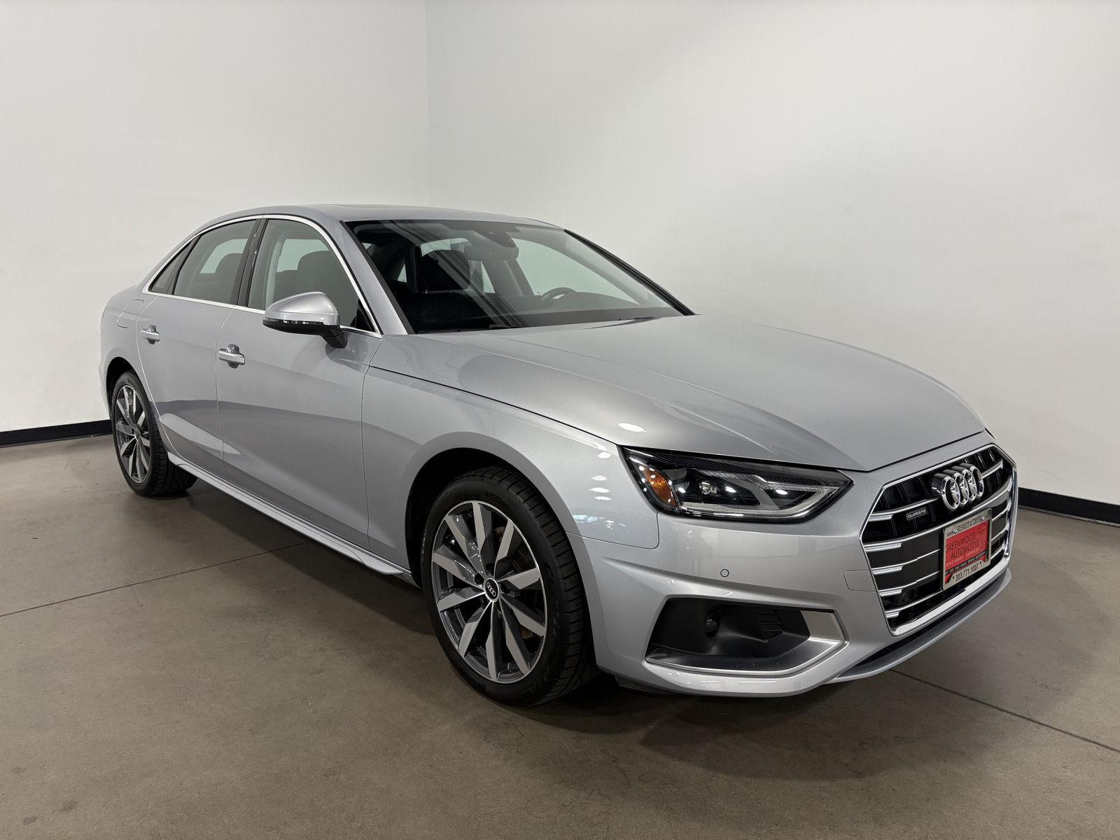 Florett Silver Metallic 2021 Audi A4 Sedan All-Wheel Drive Automatic