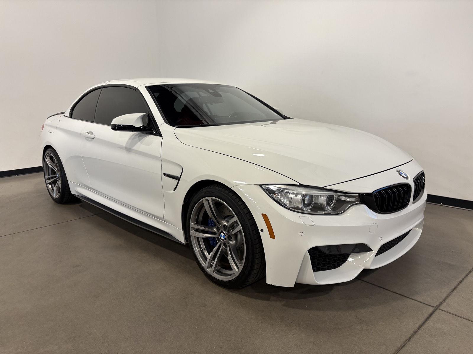 Alpine White 2017 BMW M4 Convertible Rear-Wheel Drive 6-Speed Manual