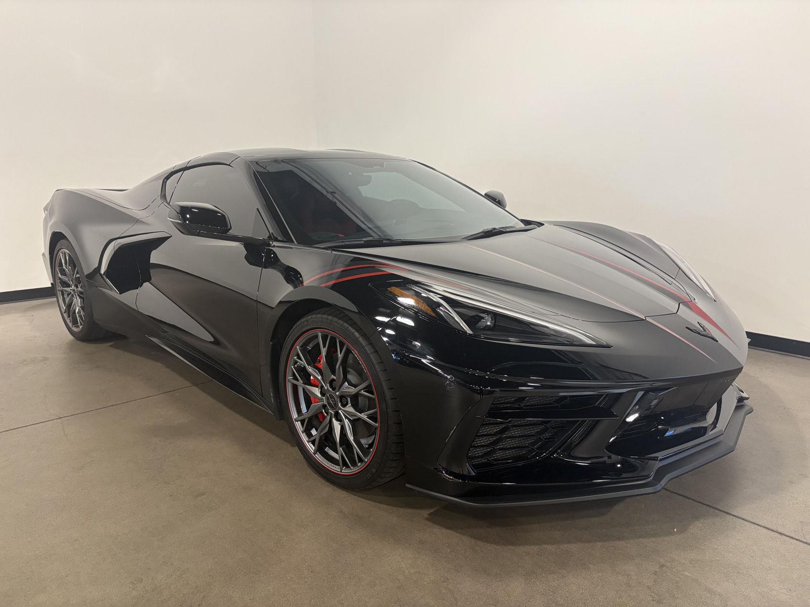 Black 2023 Chevrolet Corvette Coupe Rear-Wheel Drive 8-Speed Dual Clutch