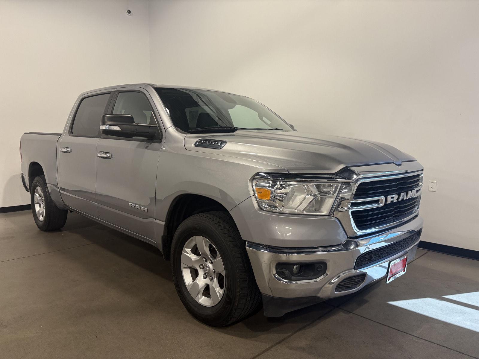 Billet Silver Metallic Clearcoat 2020 RAM 1500 Pickup Truck Four-Wheel Drive 8-Speed Automatic