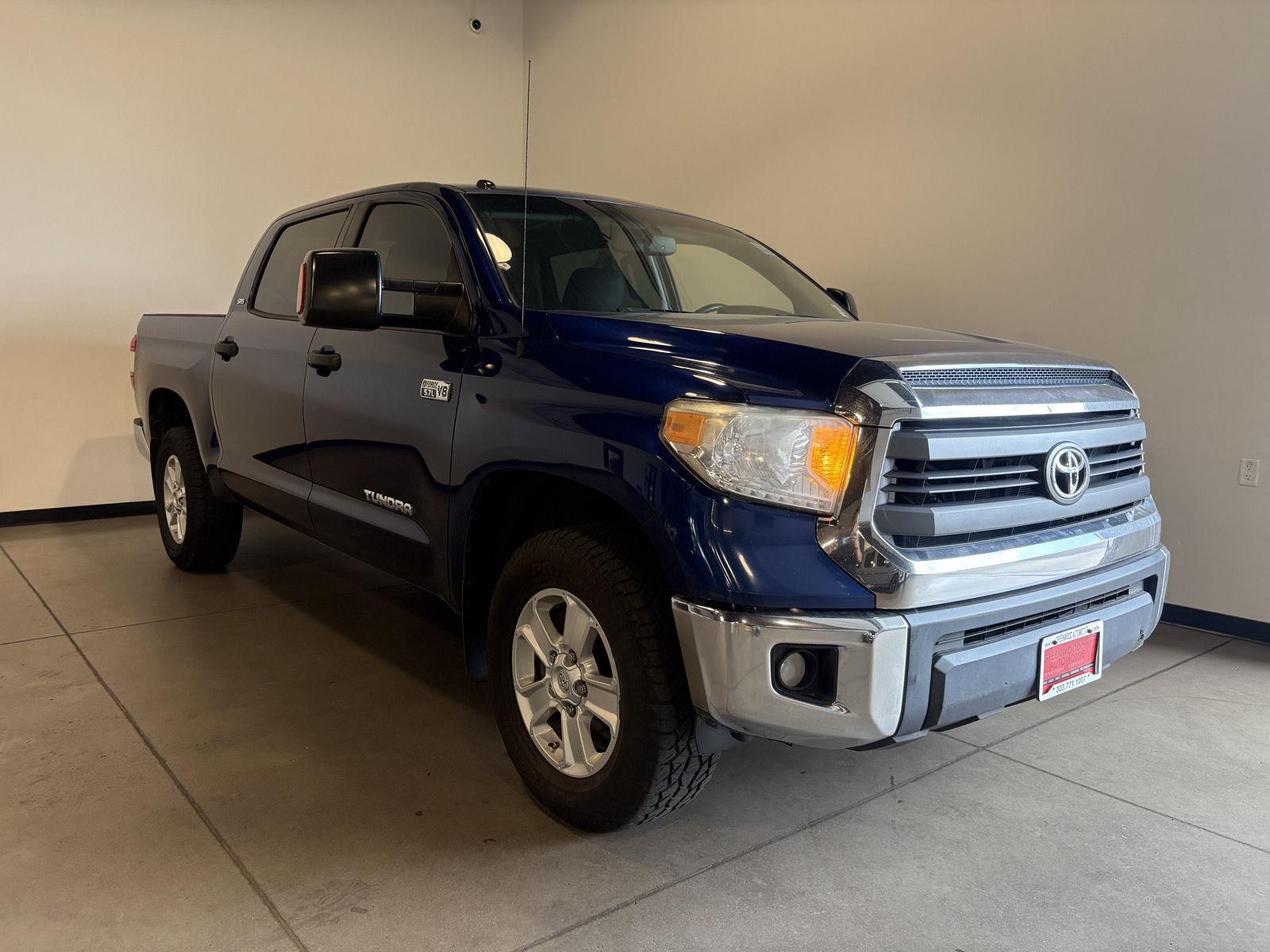 Blue Ribbon Metallic 2015 Toyota Tundra Pickup Truck Four-Wheel Drive Automatic