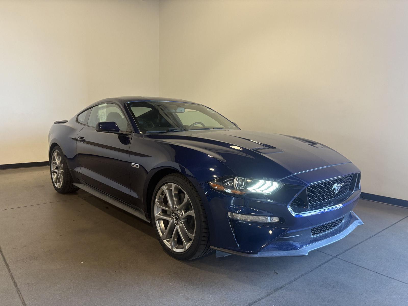 Kona Blue Metallic 2019 Ford Mustang Coupe Rear-Wheel Drive Automatic