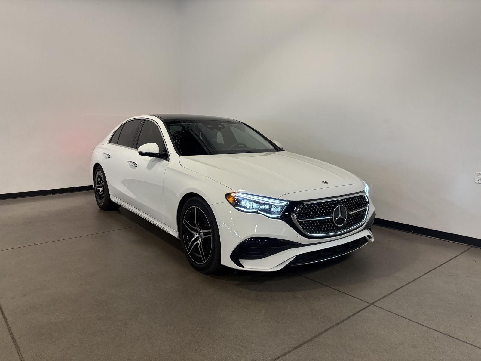 Polar White 2025 Mercedes-Benz E-Class Sedan All-Wheel Drive Automatic