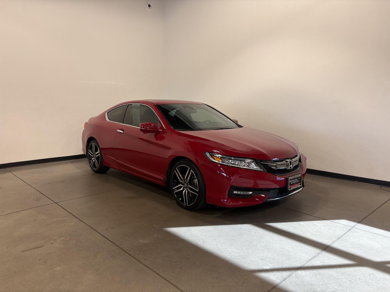 San Marino Red 2016 Honda Accord Coupe Coupe Front-Wheel Drive Automatic