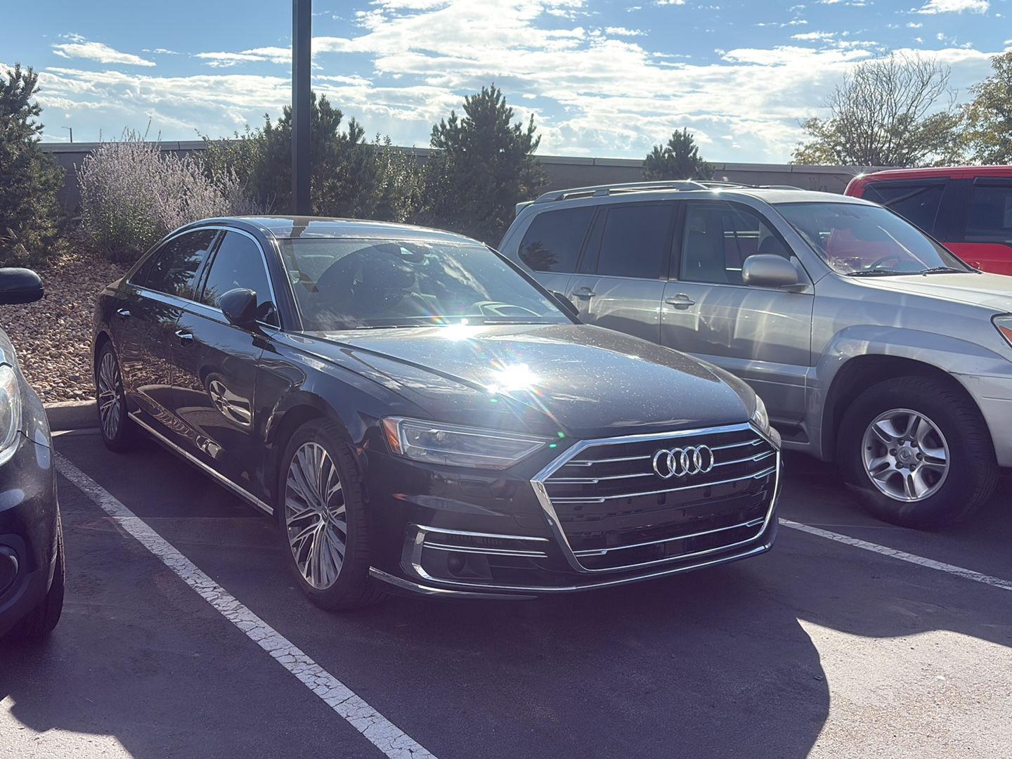 Mythos Black Metallic 2020 Audi A8 Sedan All-Wheel Drive Automatic