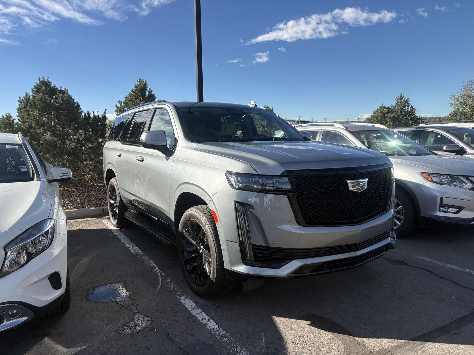 Argent Silver Metallic 2024 Cadillac Escalade SUV / Crossover Four-Wheel Drive Automatic