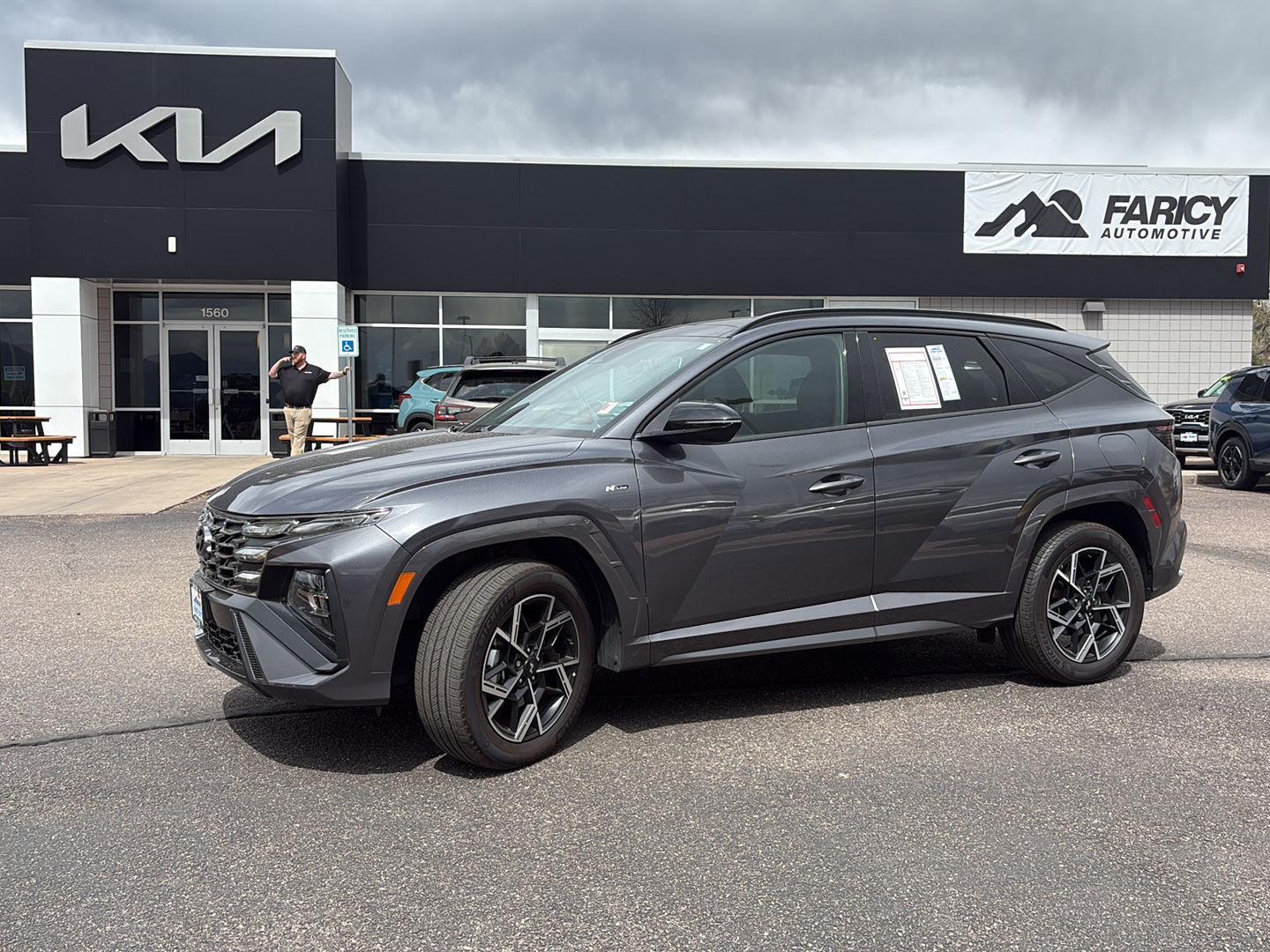 Titan Gray 2025 Hyundai Tucson Hybrid N Line AWD SUV / Crossover All-Wheel Drive Automatic