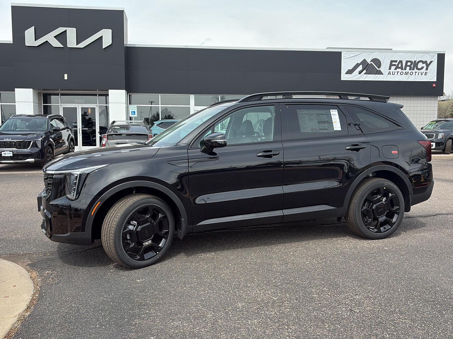 Ebony Black 2026 Kia Sorento X-Line EX AWD SUV / Crossover All-Wheel Drive 8-Speed Automatic