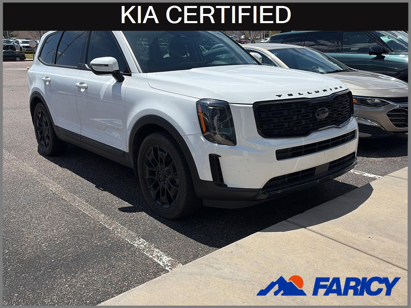 Glacial White Pearl 2021 Kia Telluride EX AWD SUV / Crossover All-Wheel Drive 8-Speed Automatic
