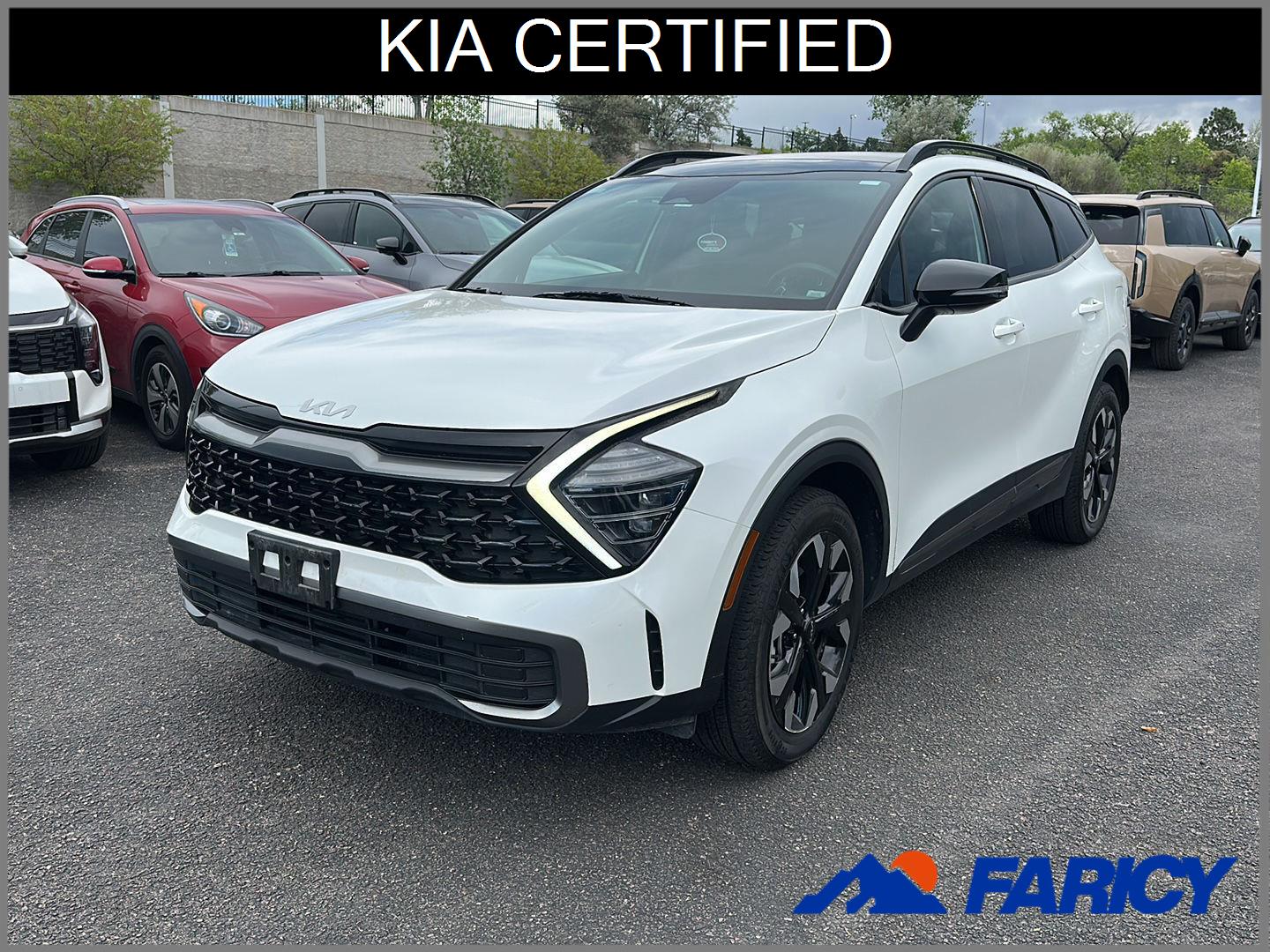 Snow White Pearl 2024 Kia Sportage Hybrid Plug-In X-Line AWD SUV / Crossover All-Wheel Drive 6-Speed Automatic