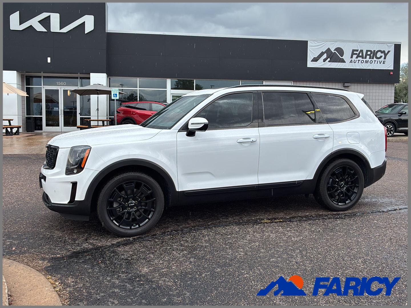 Glacial White Pearl 2022 Kia Telluride SUV / Crossover All-Wheel Drive 8-Speed Automatic