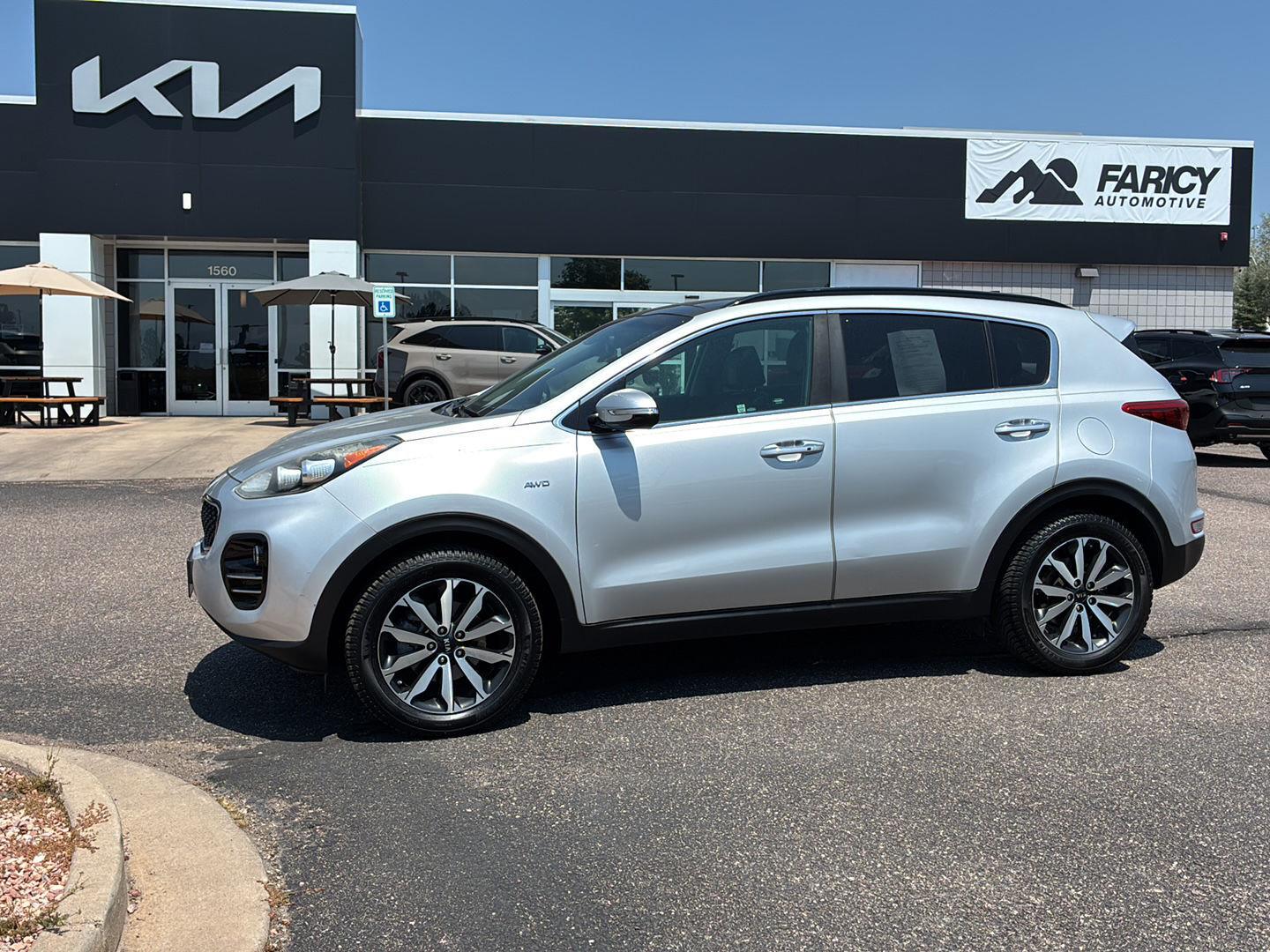 Sparkling Silver 2018 Kia Sportage SUV / Crossover All-Wheel Drive 6-Speed Automatic