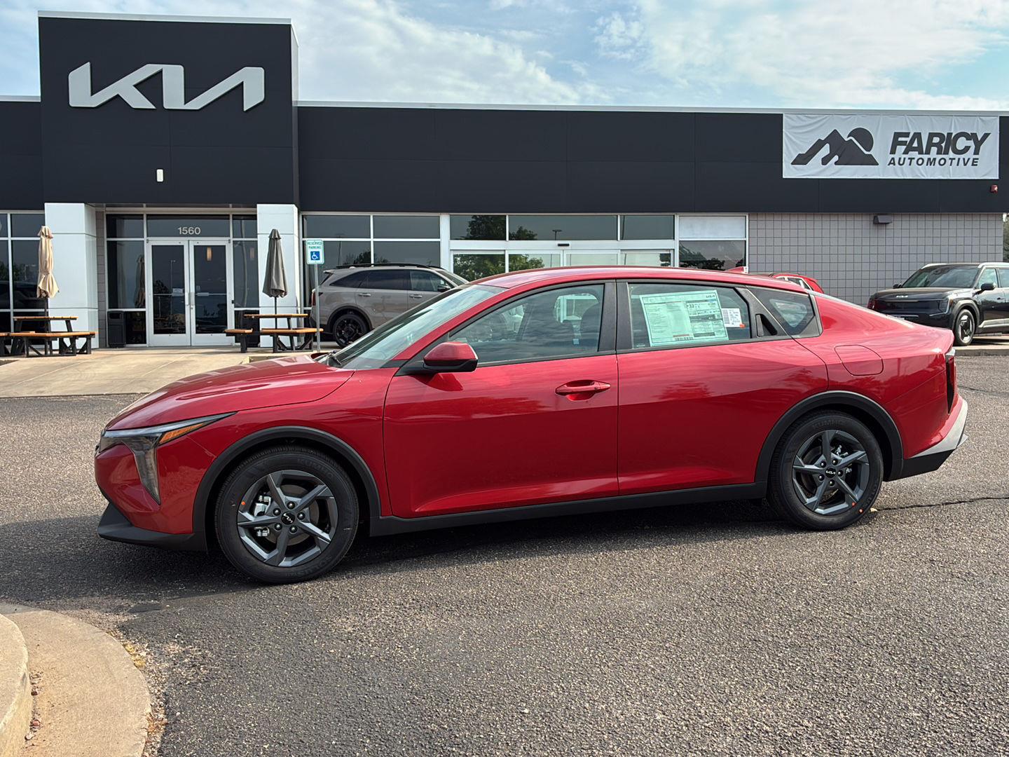 Currant Red 2026 Kia K4 Sedan Front-Wheel Drive Continuously Variable Transmission