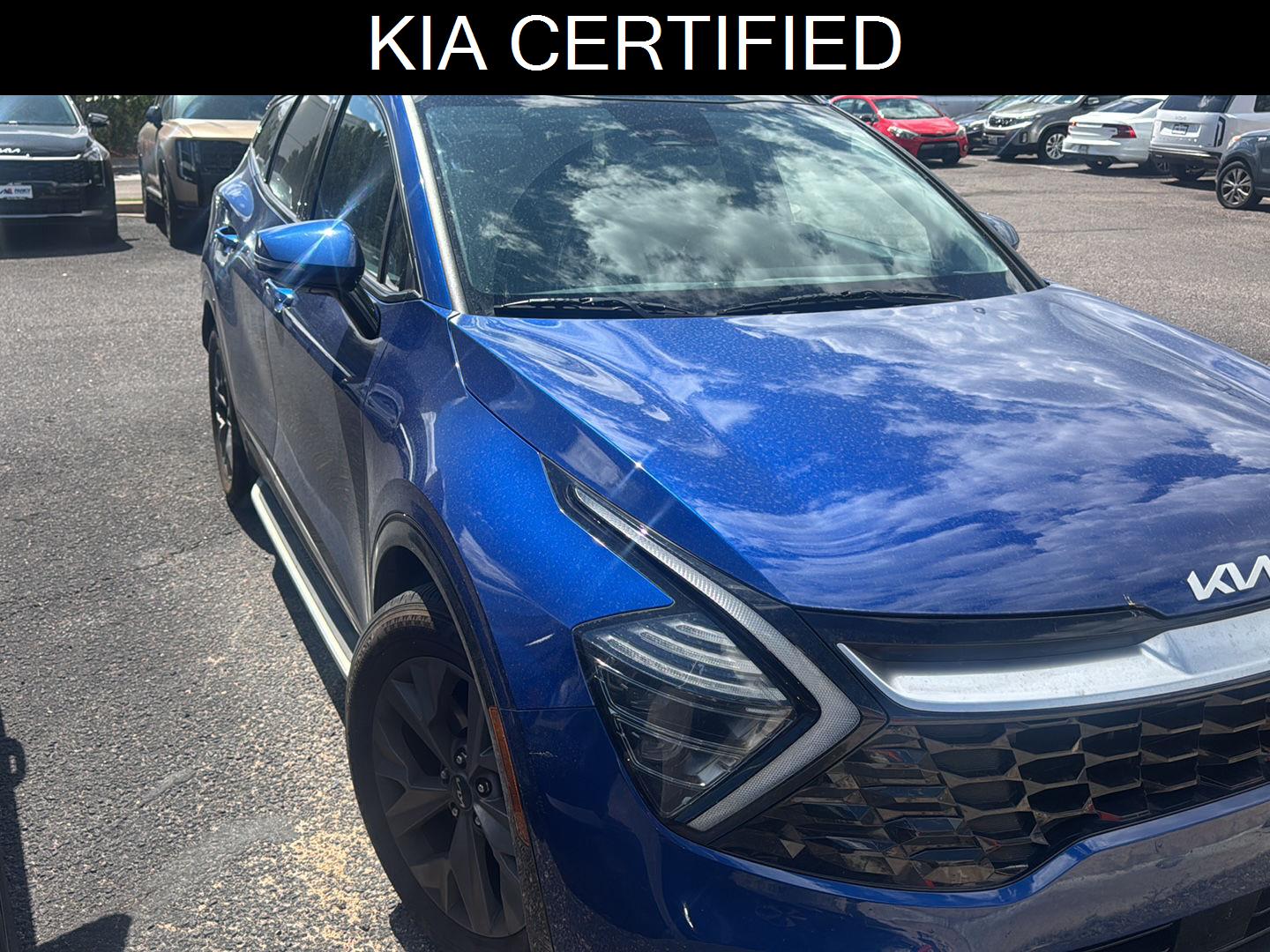 Sapphire Blue 2024 Kia Sportage SUV / Crossover Front-Wheel Drive 8-Speed Automatic