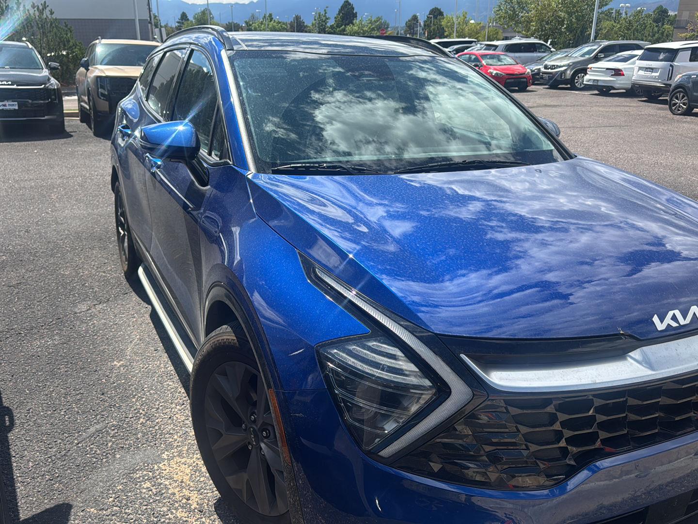Sapphire Blue 2024 Kia Sportage SUV / Crossover Front-Wheel Drive 8-Speed Automatic