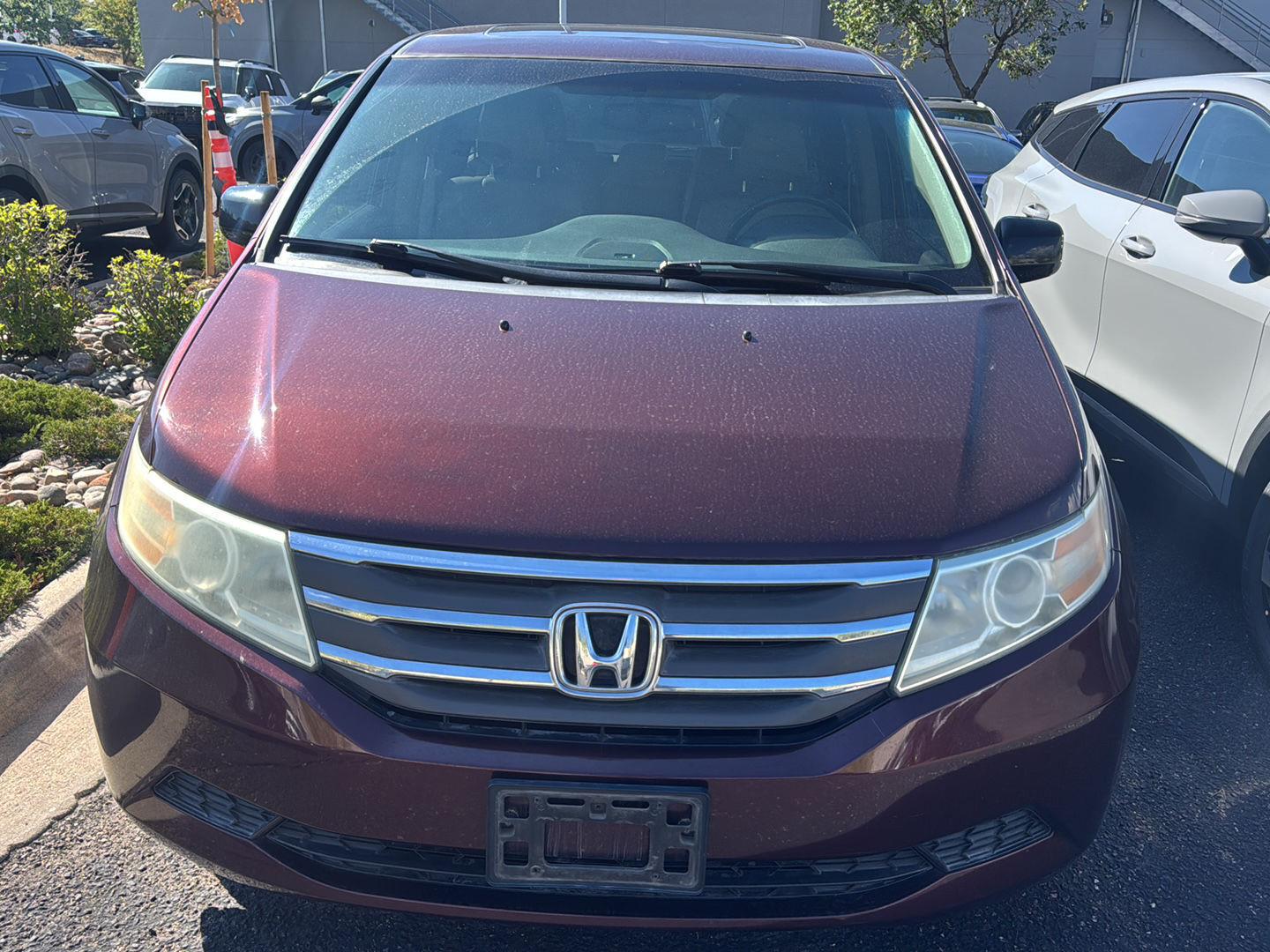 Dark Cherry Pearl II 2012 Honda Odyssey Minivan Front-Wheel Drive Automatic