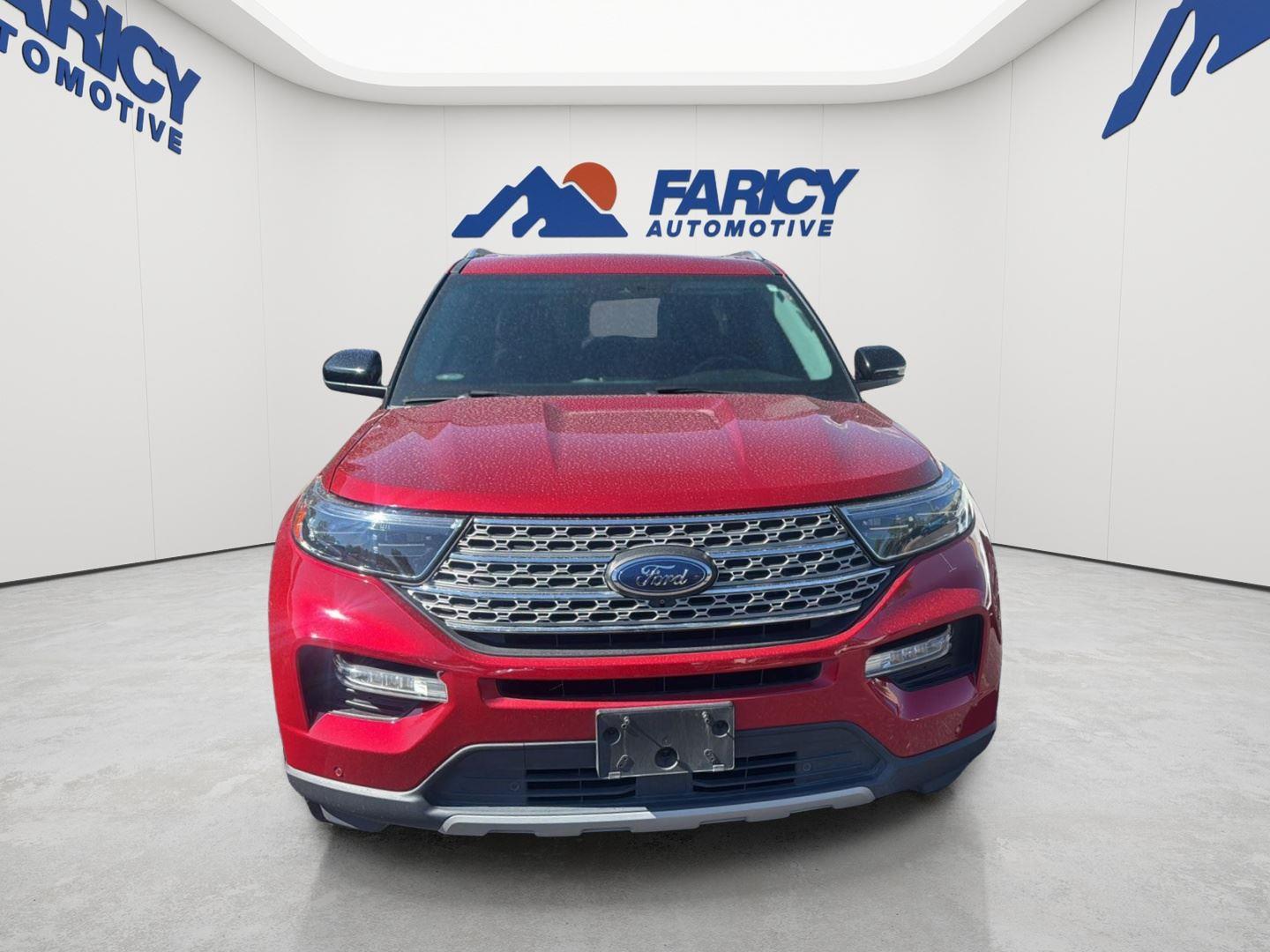 Rapid Red Metallic Tinted Clearcoat 2022 Ford Explorer SUV / Crossover All-Wheel Drive Automatic