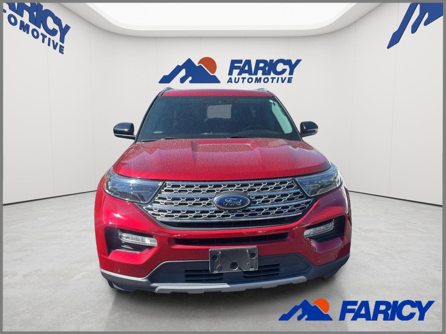 Rapid Red Metallic Tinted Clearcoat 2022 Ford Explorer SUV / Crossover All-Wheel Drive Automatic