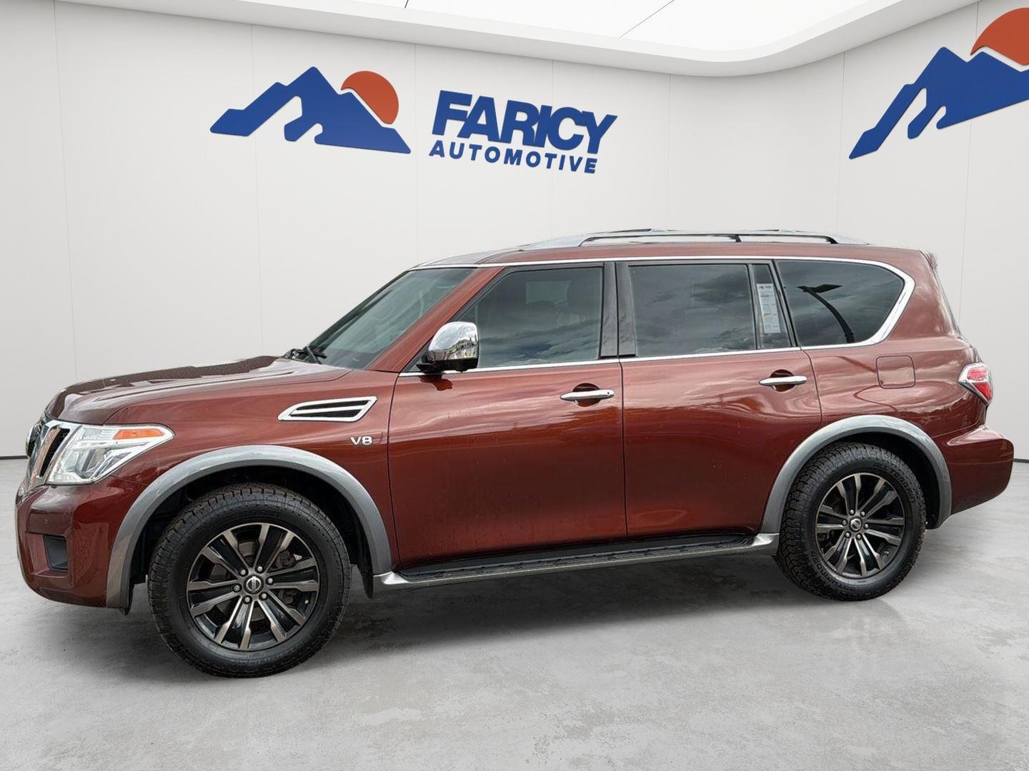 Red (Forged Copper) 2017 Nissan Armada SUV / Crossover Four-Wheel Drive Automatic