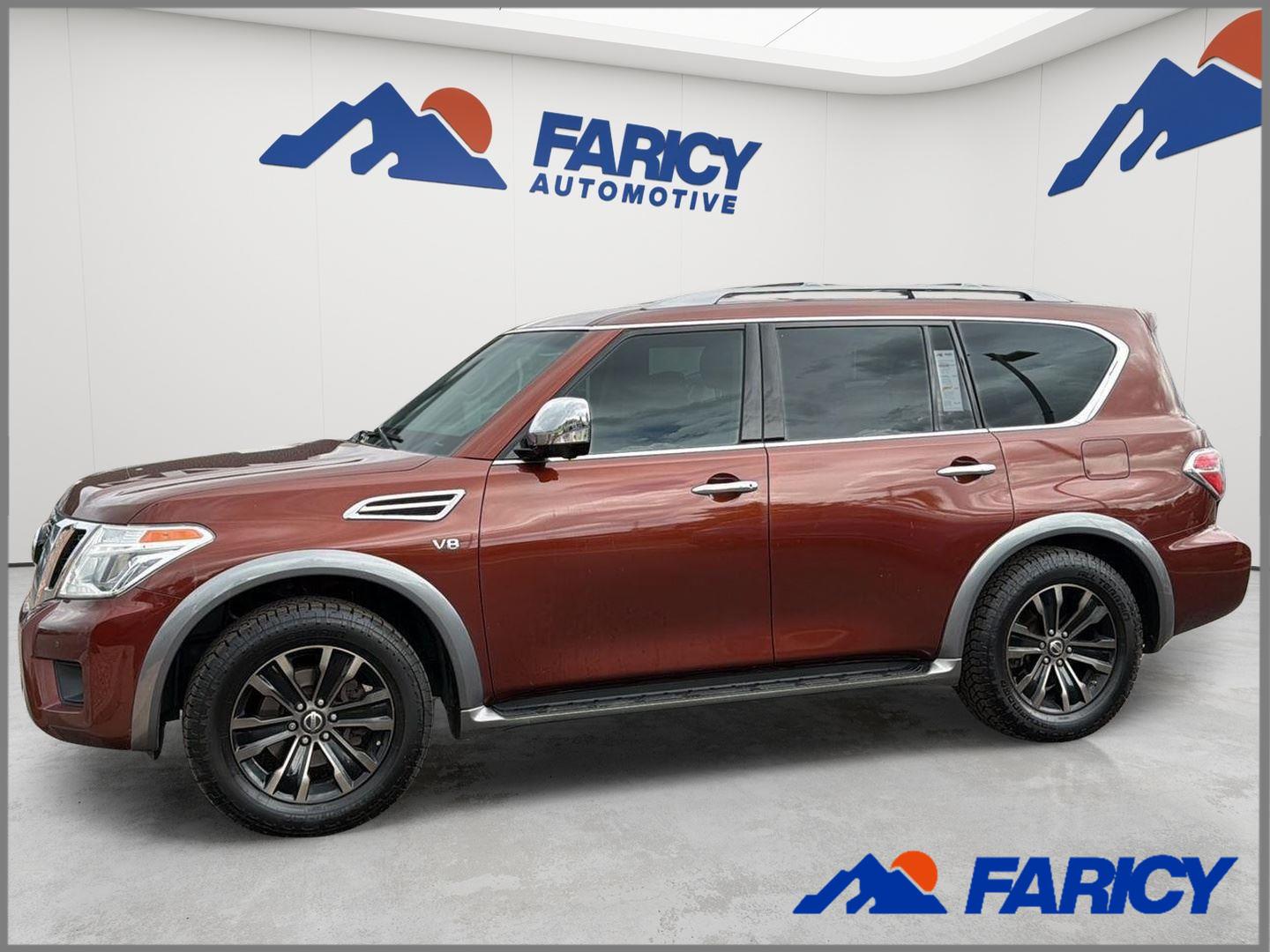 Red (Forged Copper) 2017 Nissan Armada SUV / Crossover Four-Wheel Drive Automatic