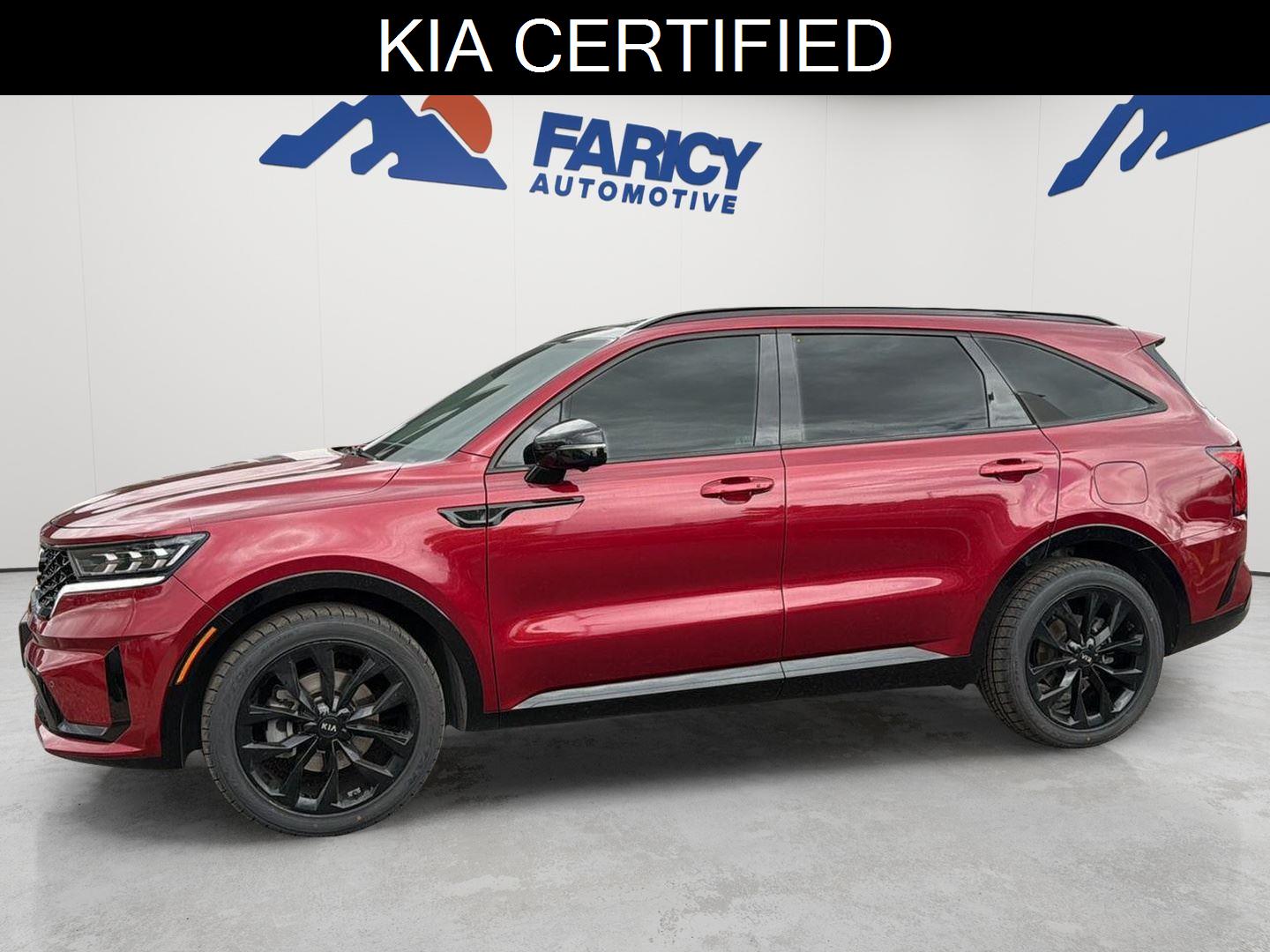 Passion Red Tintcoat 2021 Kia Sorento SUV / Crossover Front-Wheel Drive 8-Speed Automatic