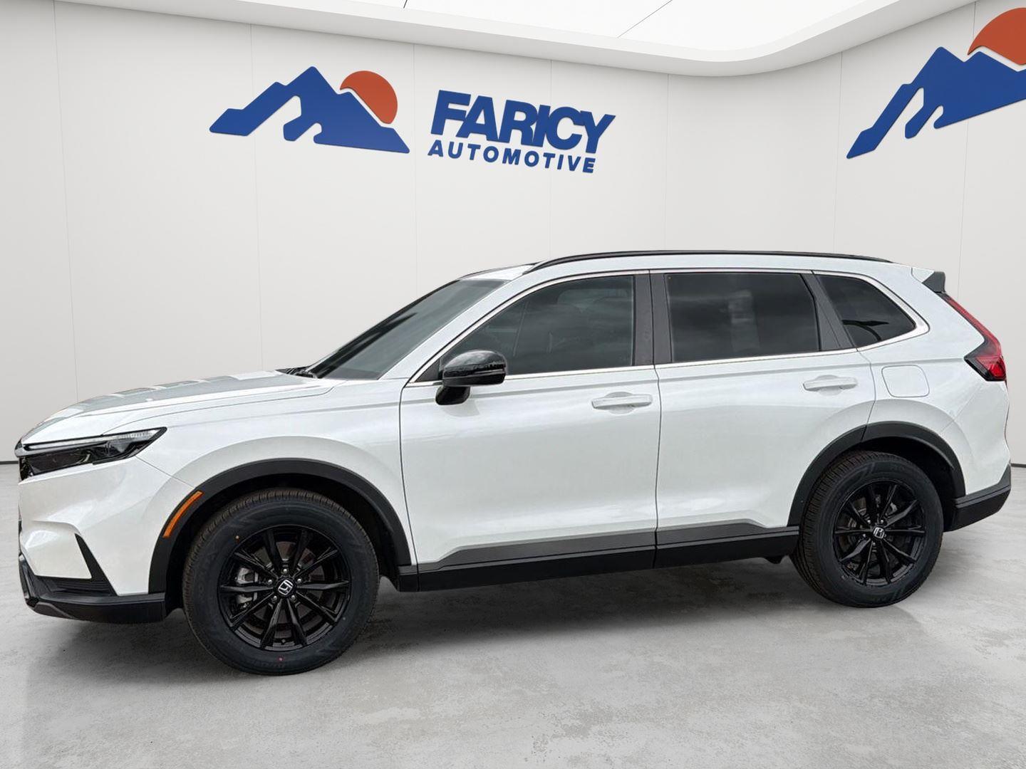 Platinum White Pearl 2024 Honda CR-V Hybrid SUV / Crossover All-Wheel Drive 1-Speed Dual Clutch