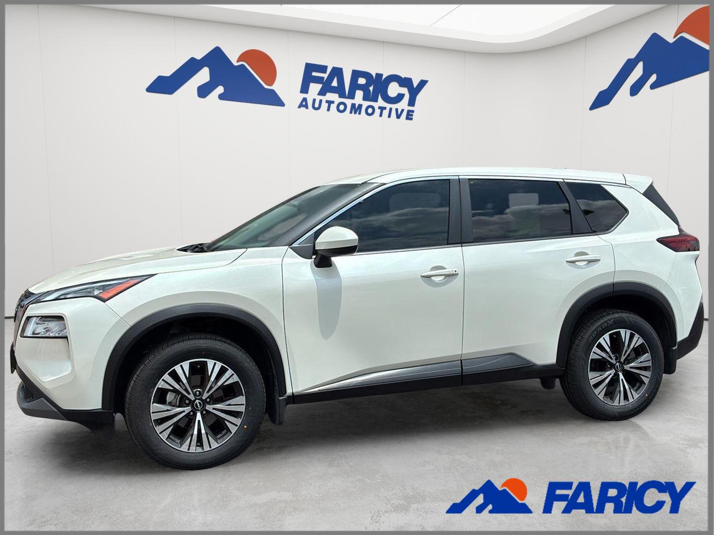 Pearl White Tricoat 2023 Nissan Rogue SUV / Crossover All-Wheel Drive Continuously Variable Transmission