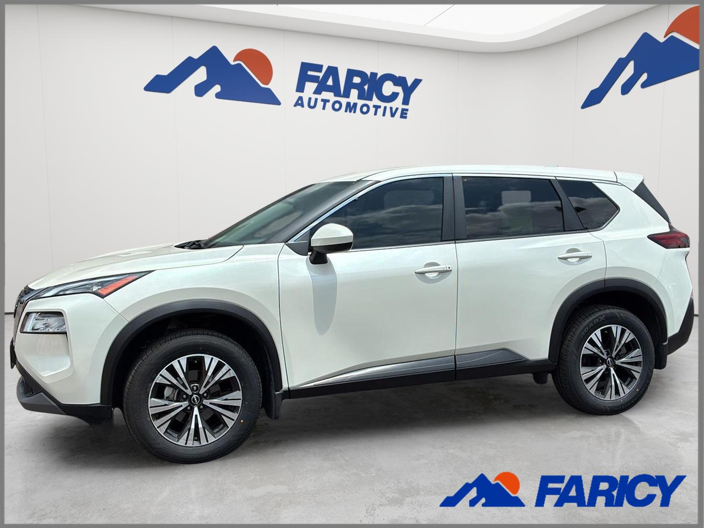 Pearl White Tricoat 2023 Nissan Rogue SUV / Crossover All-Wheel Drive Continuously Variable Transmission