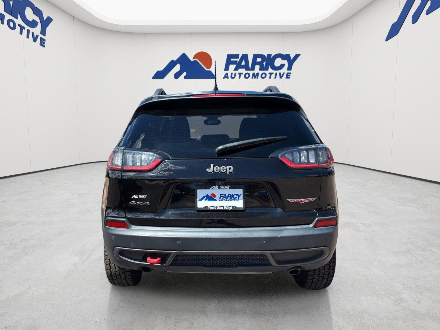 Used 2020 Diamond Black Crystal Pearlcoat Jeep Trailhawk image 6