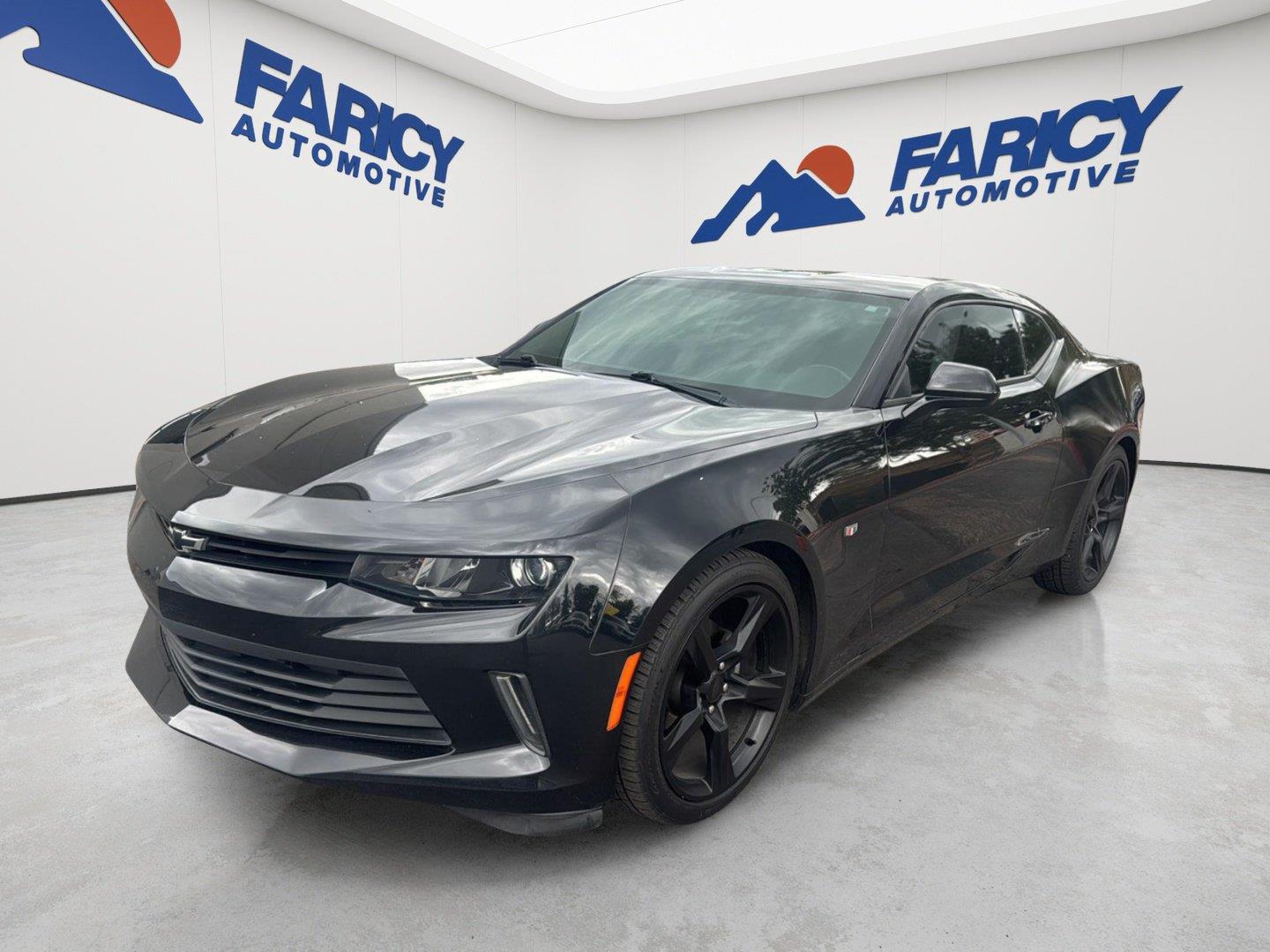 Black 2018 Chevrolet Camaro Coupe Rear-Wheel Drive 8-Speed Automatic