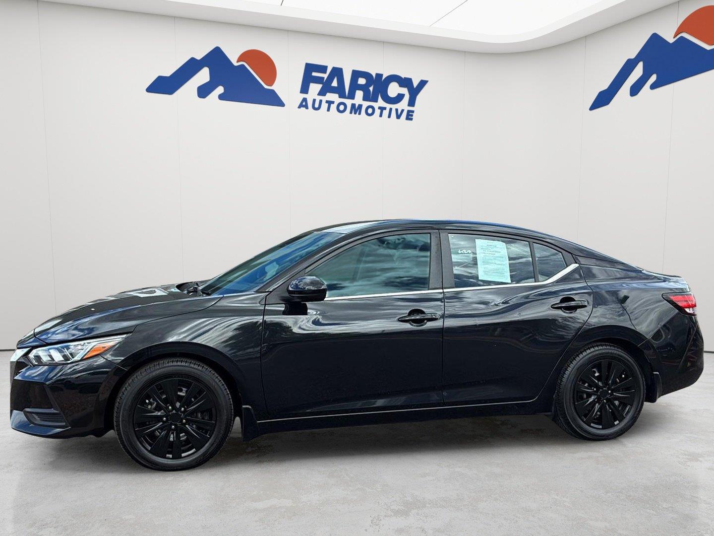 Super Black 2023 Nissan Sentra Sedan Front-Wheel Drive Continuously Variable Transmission