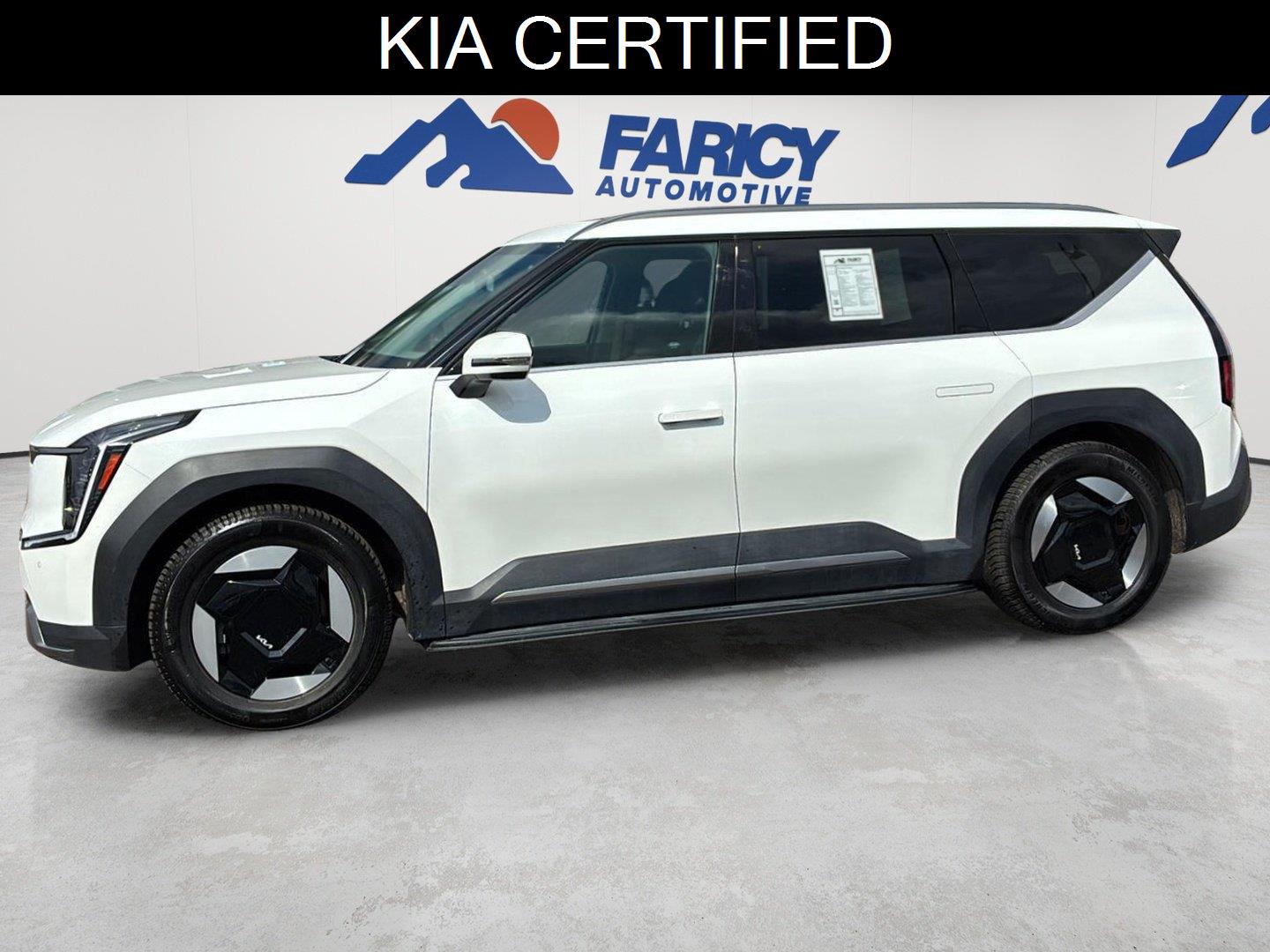 Snow White Pearl 2024 Kia EV9 SUV / Crossover All-Wheel Drive 1-Speed Dual Clutch