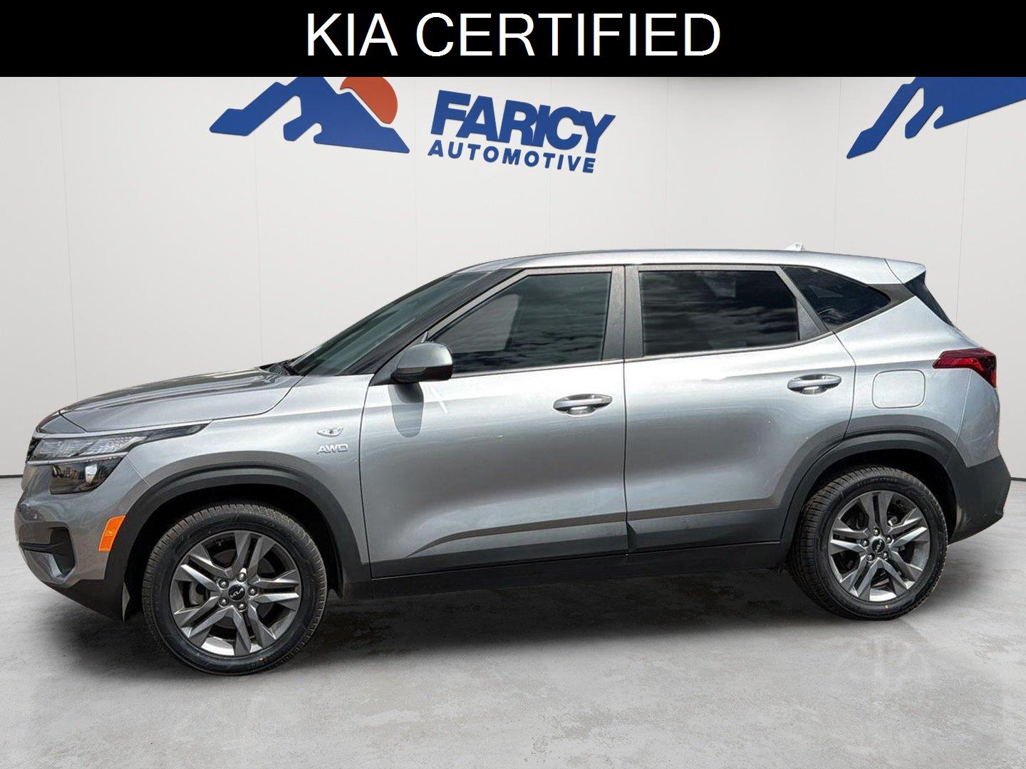 Steel Gray 2023 Kia Seltos SUV / Crossover All-Wheel Drive Continuously Variable Transmission
