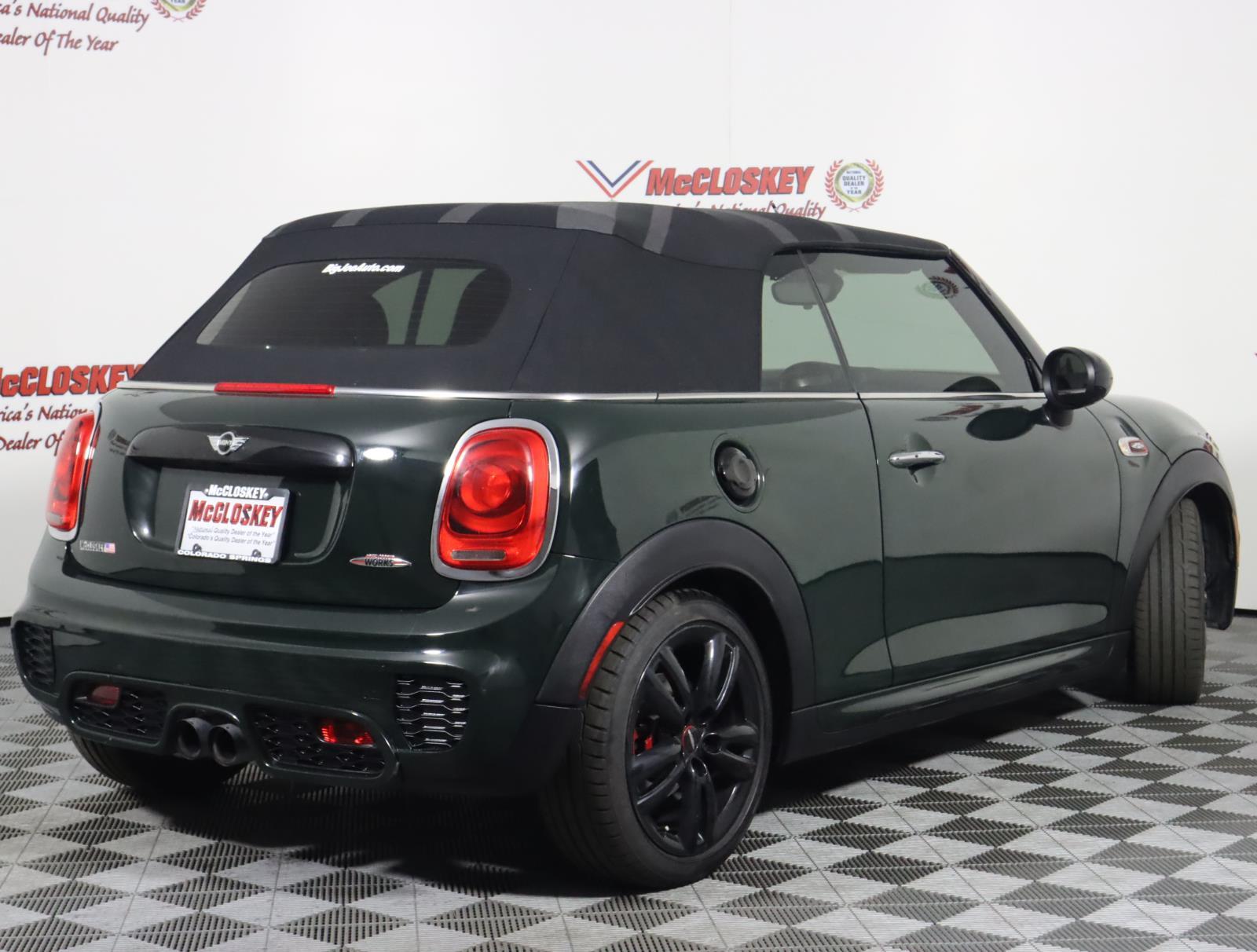 Preowned 2017 MINI Cooper Convertible John Cooper Works LOW MILES! for sale by McCloskey Imports & 4X4's in Colorado Springs, CO