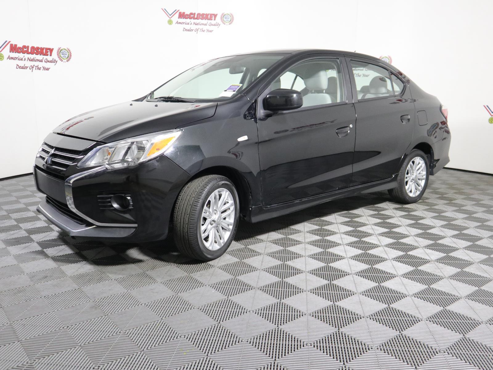 Preowned 2021 Mitsubishi Mirage G4 ES CARBONITE EDITION! NEW TIRES! 37 MPG! NEW SHOCKS/STRUTS! FORWARD COLLISION MITIGATION! for sale by McCloskey Imports & 4X4's in Colorado Springs, CO