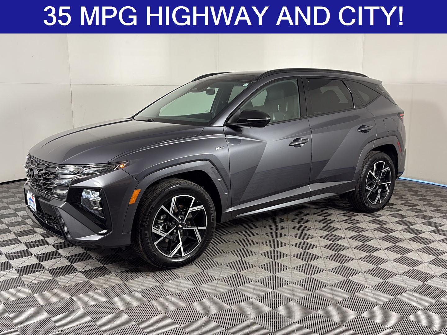 Titan Gray 2025 Hyundai Tucson Hybrid N Line AWD SUV / Crossover All-Wheel Drive Automatic