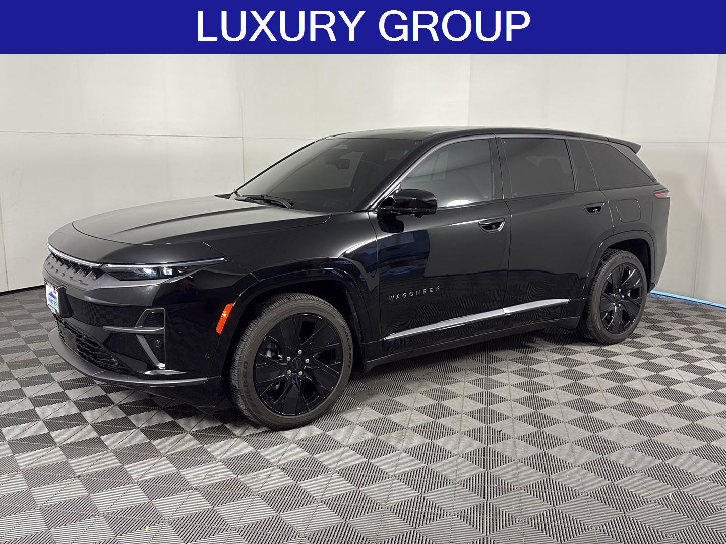 Diamond Black Crystal Pearlcoat 2025 Jeep Wagoneer S Launch Edition 4WD SUV / Crossover Four-Wheel Drive 1-Speed Automatic