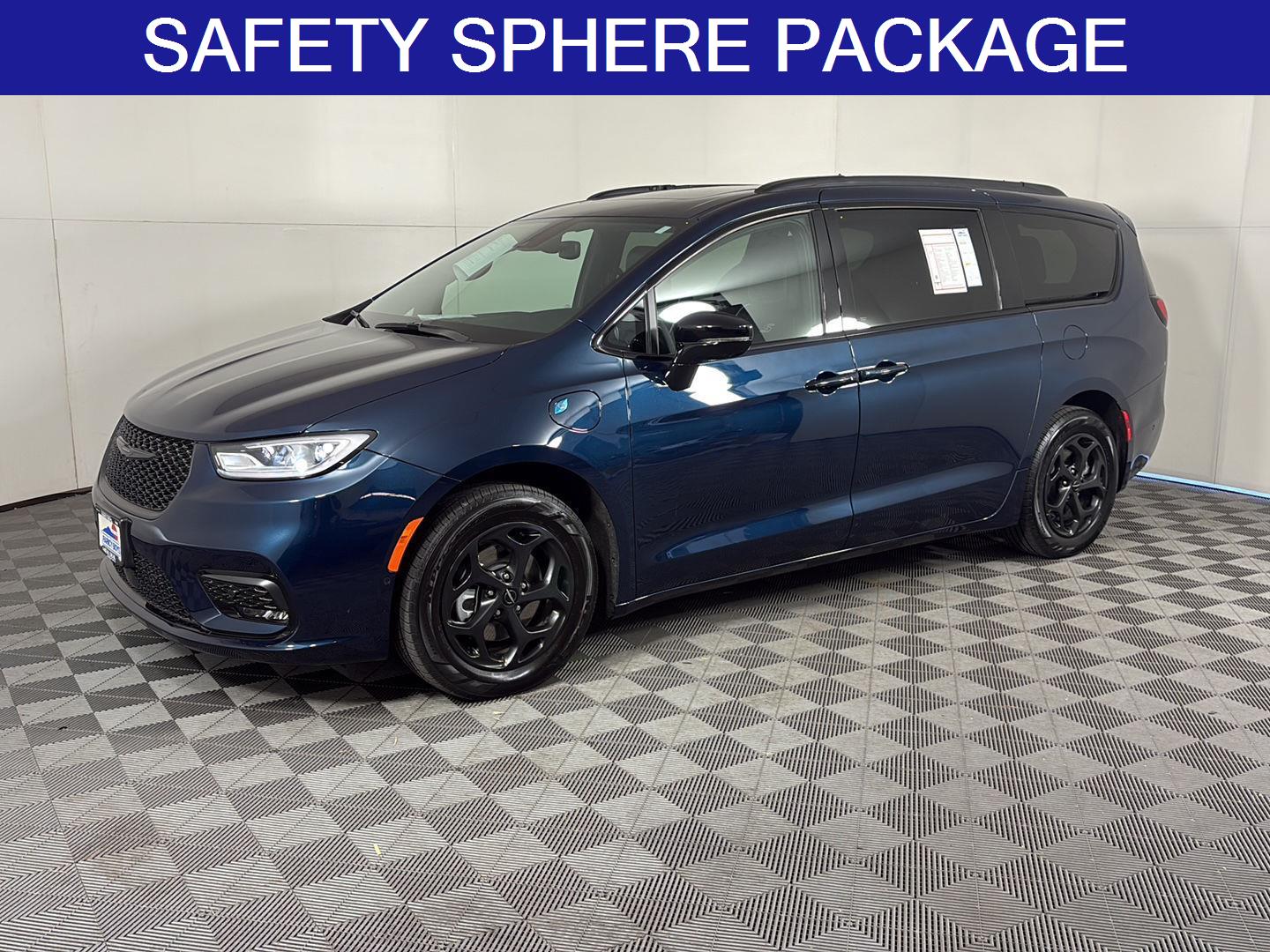 Fathom Blue Pearlcoat 2025 Chrysler Pacifica Hybrid Premium S Appearance FWD Minivan Front-Wheel Drive Automatic