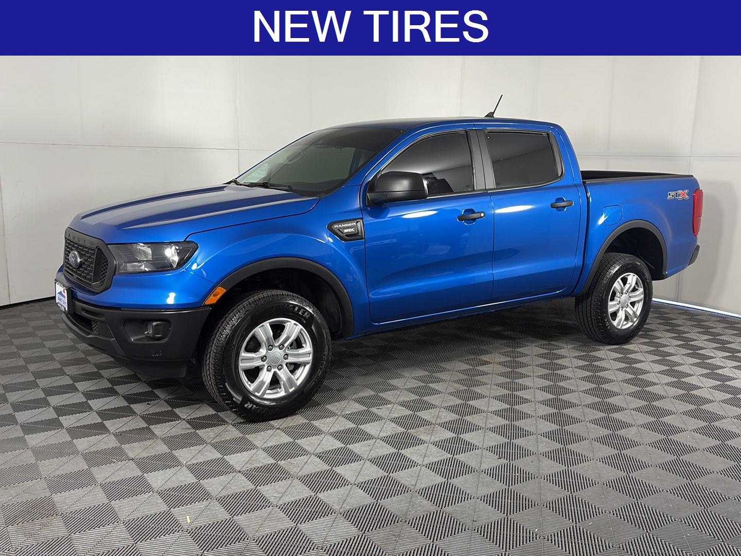 Velocity Blue 2023 Ford Ranger XL SuperCrew RWD Pickup Truck 4X2 Automatic