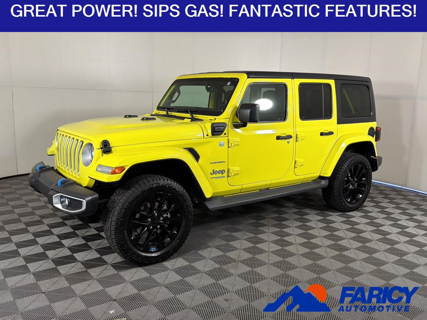 High Velocity Clearcoat 2022 Jeep Wrangler 4xe SUV / Crossover Four-Wheel Drive 8-Speed Automatic