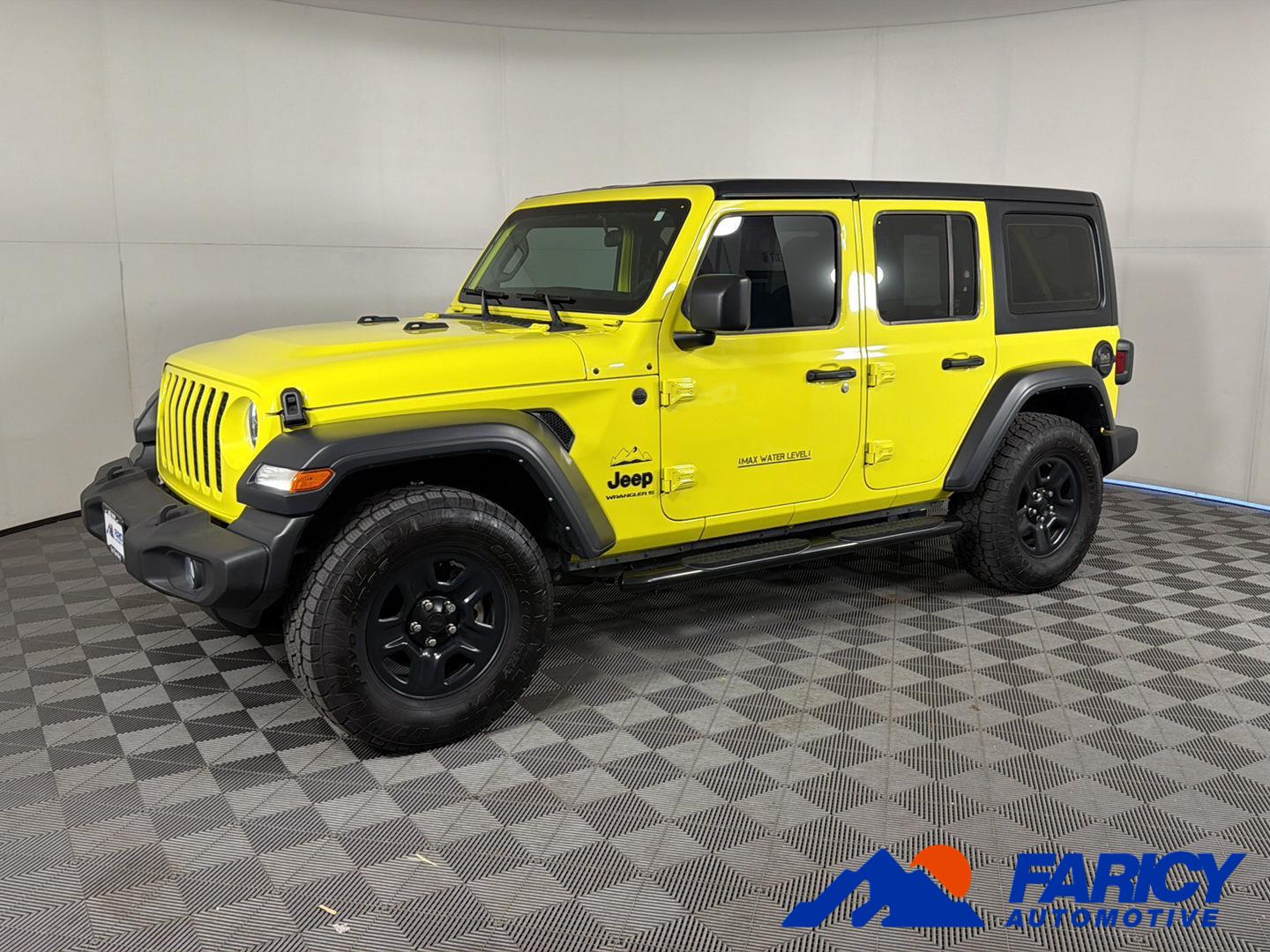High Velocity Clearcoat 2024 Jeep Wrangler Sport 4-Door 4WD SUV / Crossover Four-Wheel Drive 8-Speed Automatic