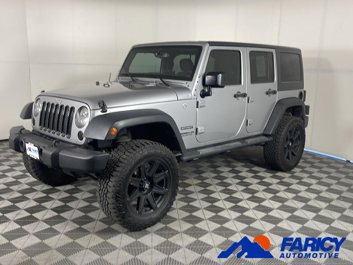Billet Silver Metallic Clearcoat 2017 Jeep Wrangler SUV / Crossover Four-Wheel Drive 5-Speed Automatic