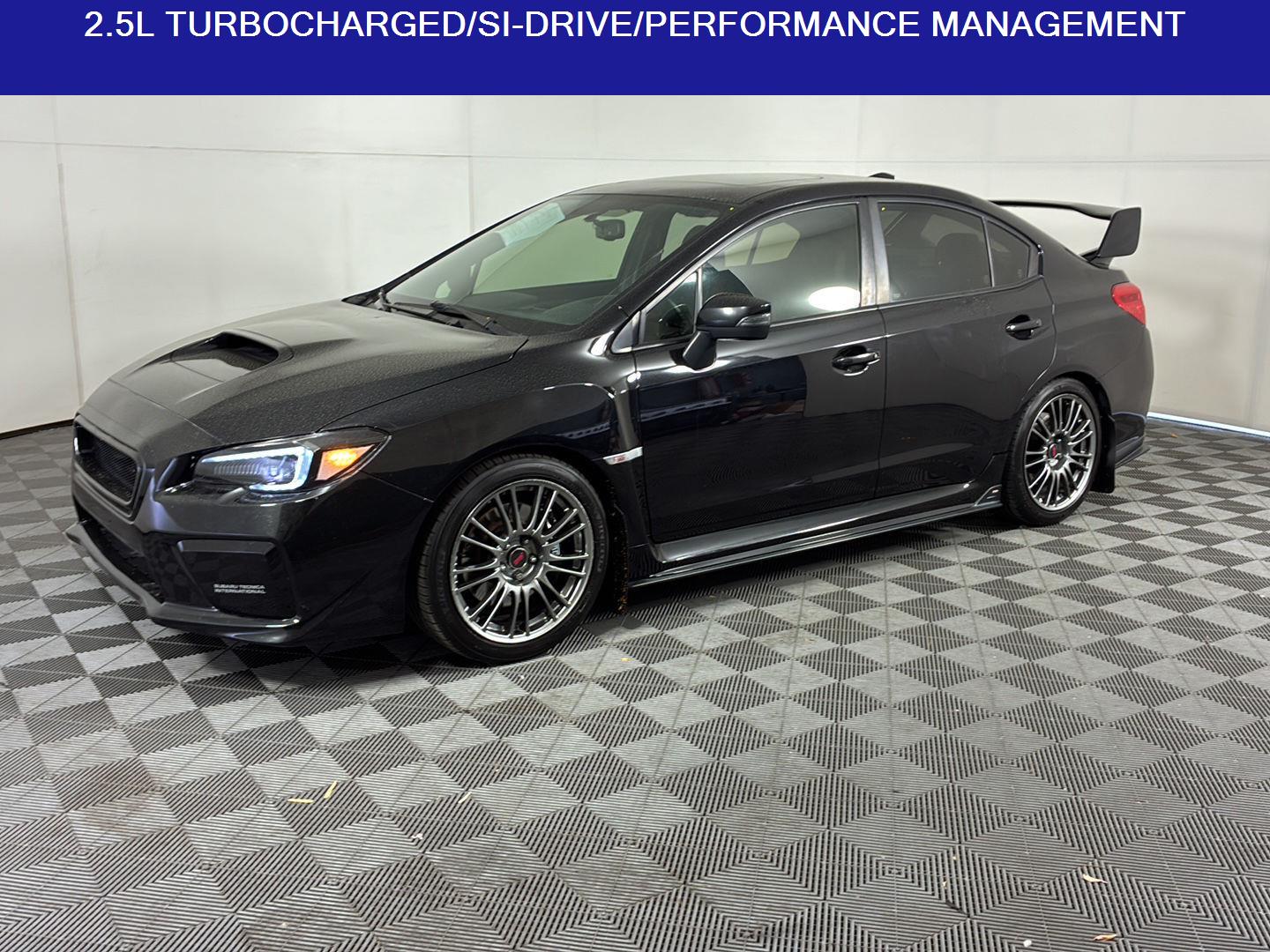 Crystal Black Silica 2015 Subaru WRX STI Sedan All-Wheel Drive Manual