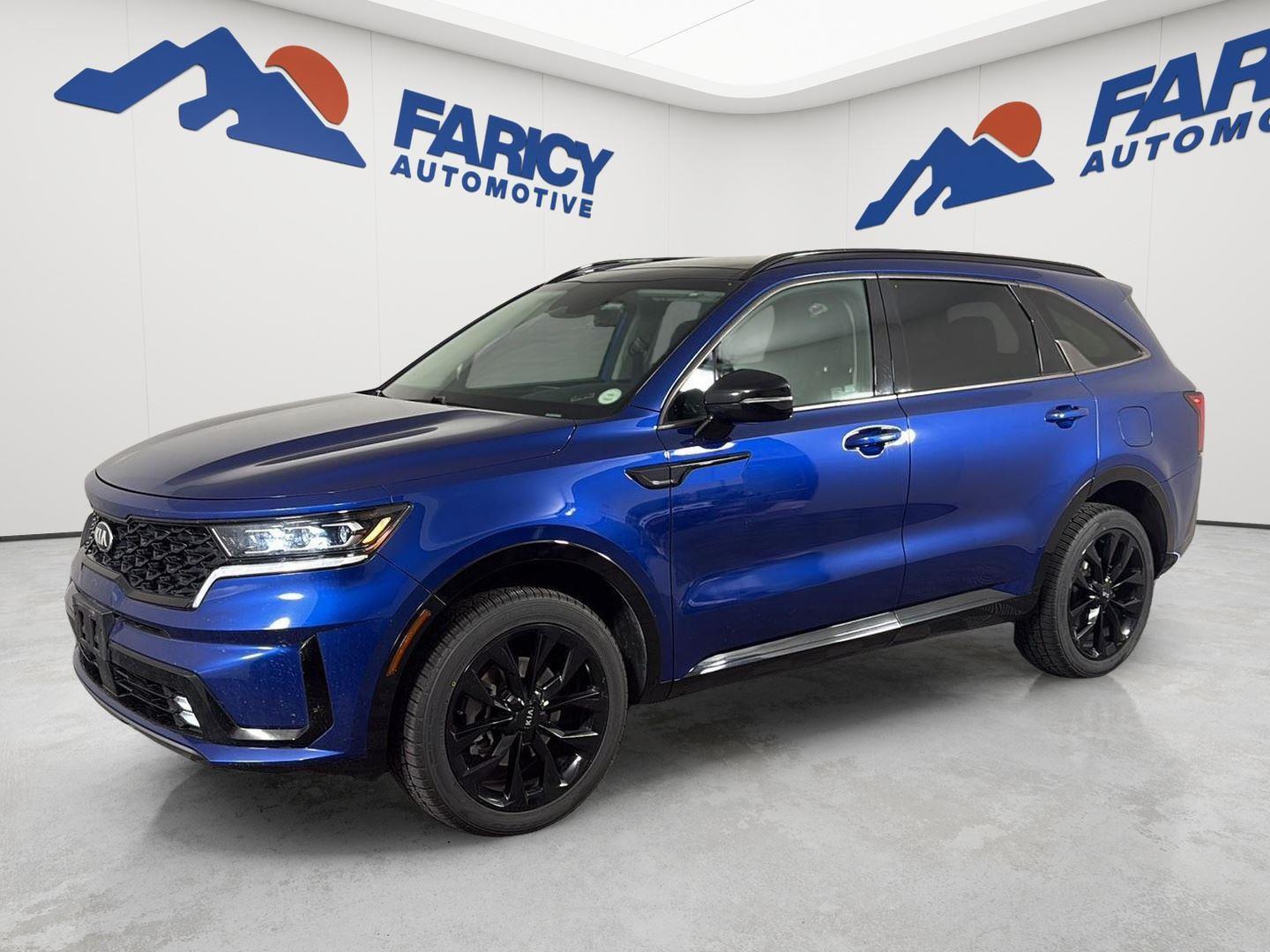 Sapphire Blue 2021 Kia Sorento SUV / Crossover All-Wheel Drive 8-Speed Automatic