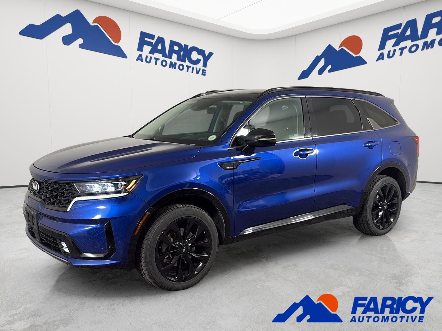 Sapphire Blue 2021 Kia Sorento SUV / Crossover All-Wheel Drive 8-Speed Automatic