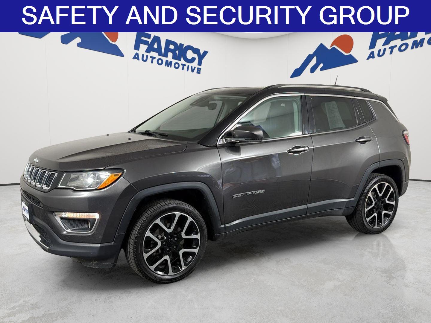 Gray (Granite Crystal Metallic Clearcoat) 2019 Jeep Compass SUV / Crossover Four-Wheel Drive 9-Speed Automatic